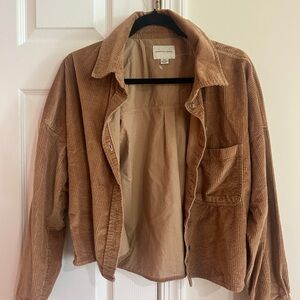 American Eagle Outfitters Tan Corduroy Jacket